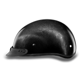 Carbon fiber motorcycle helmet with visor left side