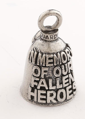 In Memory Of Our Fallen Heroes motorcycle guardian bell