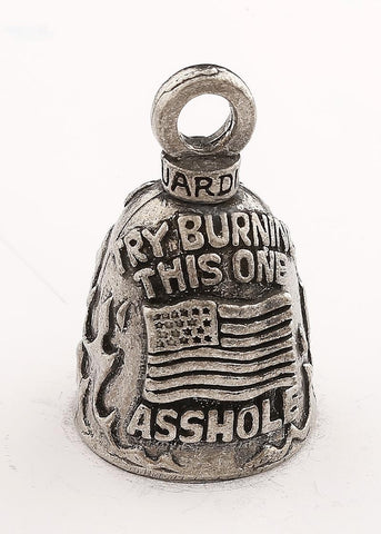 Try Burning This One Asshole motorcycle Guardian Bell