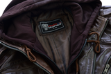 Motorcycle bomber jacket Vincent Brown