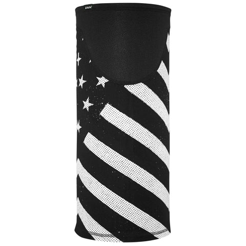 ZANheadgear windproof SportFlex tub with black and white USA flag design